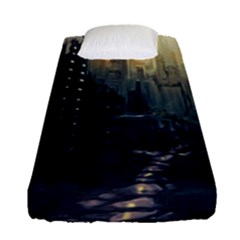 Apocalypse Post Apocalyptic Fitted Sheet (single Size) by Sudhe