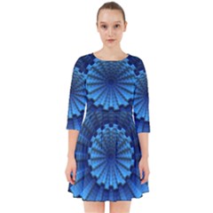 Mandala Background Texture Smock Dress by HermanTelo