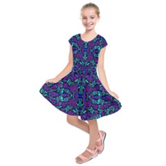 M 7 Kids  Short Sleeve Dress by ArtworkByPatrick