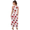 poppies V-Neck Chiffon Maxi Dress View2