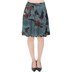 Gear Gears Technology Transmission Velvet High Waist Skirt by Simbadda