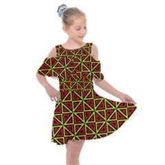 N 7 Kids  Shoulder Cutout Chiffon Dress by ArtworkByPatrick