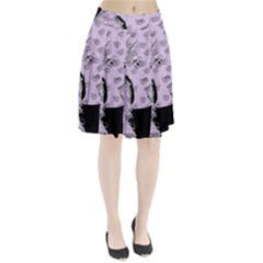 Wide Eyed Girl Lilac Pleated Skirt by snowwhitegirl