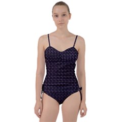 Lilac Firecracker Heart Pattern Sweetheart Tankini Set by snowwhitegirl