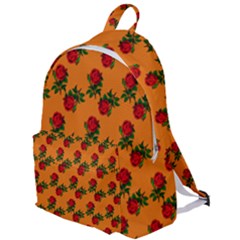 Red Roses Orange The Plain Backpack by snowwhitegirl