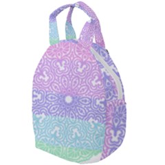 Vintage Pastel Mandala White Travel Backpacks by snowwhitegirl