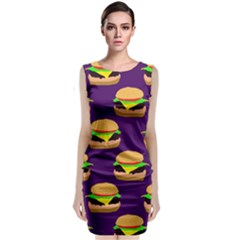 Burger Pattern Classic Sleeveless Midi Dress by bloomingvinedesign