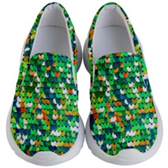 Funky Sequins Kids  Lightweight Slip Ons by essentialimage