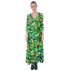 Funky Sequins Button Up Maxi Dress by essentialimage