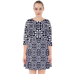 Fabric Geometric Shape Smock Dress by HermanTelo