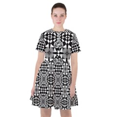 Fabric Geometric Shape Sailor Dress by HermanTelo