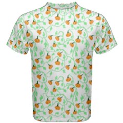 Pumpkin Vines Men s Cotton Tee by bloomingvinedesign