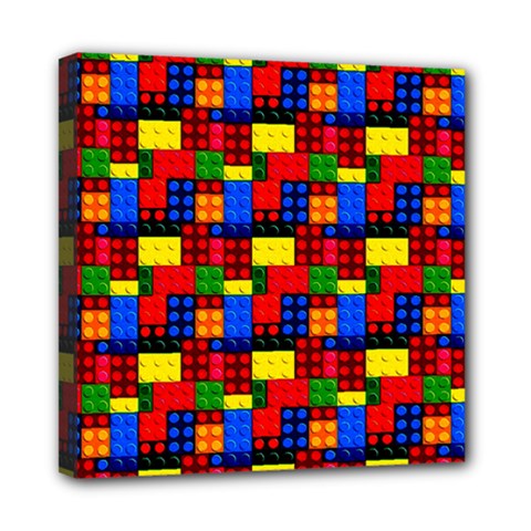 Colorful 59 Mini Canvas 8  X 8  (stretched) by ArtworkByPatrick