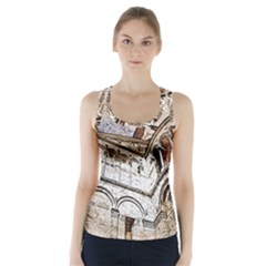 Building Architecture Columns Racer Back Sports Top by Simbadda