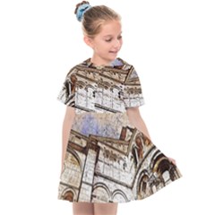 Building Architecture Columns Kids  Sailor Dress by Simbadda