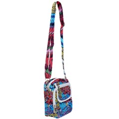 Graffiti Wall Mural Painting Arts Shoulder Strap Belt Bag by Simbadda