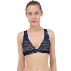 Lunar Landscape Star Brown Dwarf Classic Banded Bikini Top by Simbadda