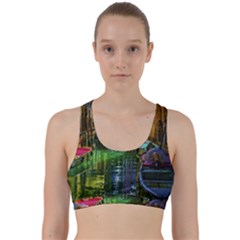 Venice City Italy Architecture Back Weave Sports Bra by Simbadda