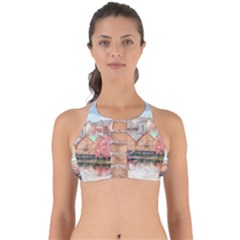 Architecture City Buildings River Perfectly Cut Out Bikini Top by Simbadda