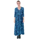 Blue Mosaic Button Up Maxi Dress View1