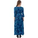 Blue Mosaic Button Up Maxi Dress View2