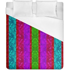 Rose Petals As A Rainbow Of Decorative Colors Duvet Cover (california King Size) by pepitasart