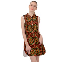 New Arrivals-b-5 Sleeveless Shirt Dress by ArtworkByPatrick