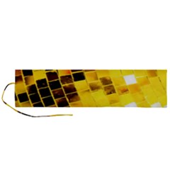 Golden Disco Ball Roll Up Canvas Pencil Holder (l) by essentialimage