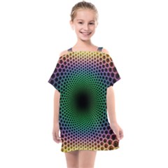 Abstract Patterns Kids  One Piece Chiffon Dress by Vaneshart