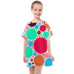 Dots Kids  One Piece Chiffon Dress by impacteesstreetweareight