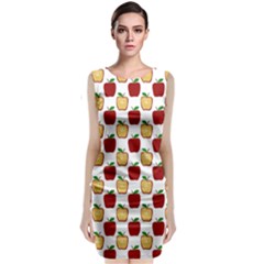 Apple Polkadots Classic Sleeveless Midi Dress by bloomingvinedesign