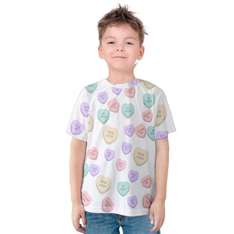 Hearts Kids  Cotton Tee by Lullaby