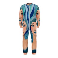 Blue Girl Onepiece Jumpsuit (kids) by CKArtCreations