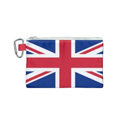 Uk Flag Canvas Cosmetic Bag (small) by FlagGallery