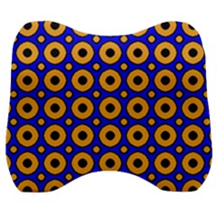 Pattern Circle Seamless Texture Velour Head Support Cushion by Simbadda