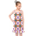 Rainbow Pattern Pattern Texture Kids  Overall Dress View1