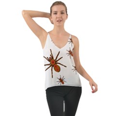 Insect Spider Wildlife Chiffon Cami by Mariart