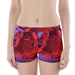 Flower Purple Petal Red Color Pink Hdr Magenta Lowerantelopecanyon Antelopecanyon Macro Photography Boyleg Bikini Wrap Bottoms by Vaneshart