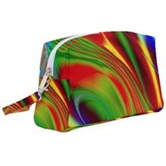 Artwork Digital Art Fractal Colors Wristlet Pouch Bag (large) by Wegoenart