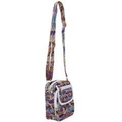 Textile Fabric Cloth Pattern Shoulder Strap Belt Bag by Wegoenart