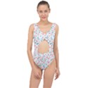 Rainy Day Pattern Center Cut Out Swimsuit View1