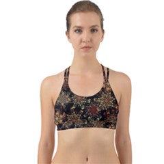 Patterns Abstract Flowers Back Web Sports Bra by Vaneshart