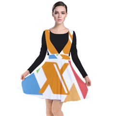 Xcoin Logo 200x200 Plunge Pinafore Dress by Ipsum