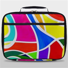 Abstract Background Full Print Lunch Bag by Vaneshart