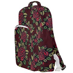 Flower Seamless Tile Background Double Compartment Backpack by Vaneshart