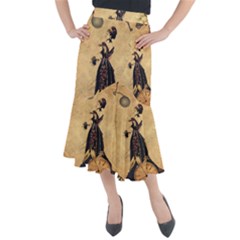 Steampunk 3899496 960 720 Midi Mermaid Skirt by vintage2030