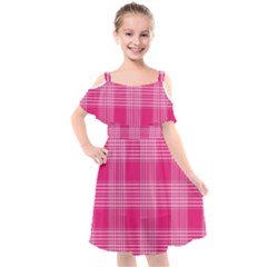 Checks 316856 960 720 Kids  Cut Out Shoulders Chiffon Dress by vintage2030