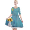 Sun Flower 3292932 960 720 Quarter Sleeve A-Line Dress View1