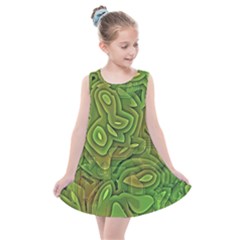 Background Abstract Green Kids  Summer Dress by Vaneshart