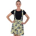 Cat and Fishbowl Velvet Suspender Skater Skirt View1